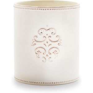 image:imageSur La Table Pearl Stoneware Appetizer Plate  6 x 675 VintageInspired Dinnerware with RaisedDot Border amp Distressed Edges ChipResistant Microwave amp Dishwasher