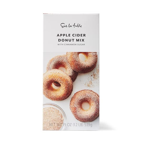 image:imageSur La Table Apple Cider Donut Mix Premium Autumn Baking Mix for Warm Spiced Apple Cider Donuts Just Add Wet Ingredients