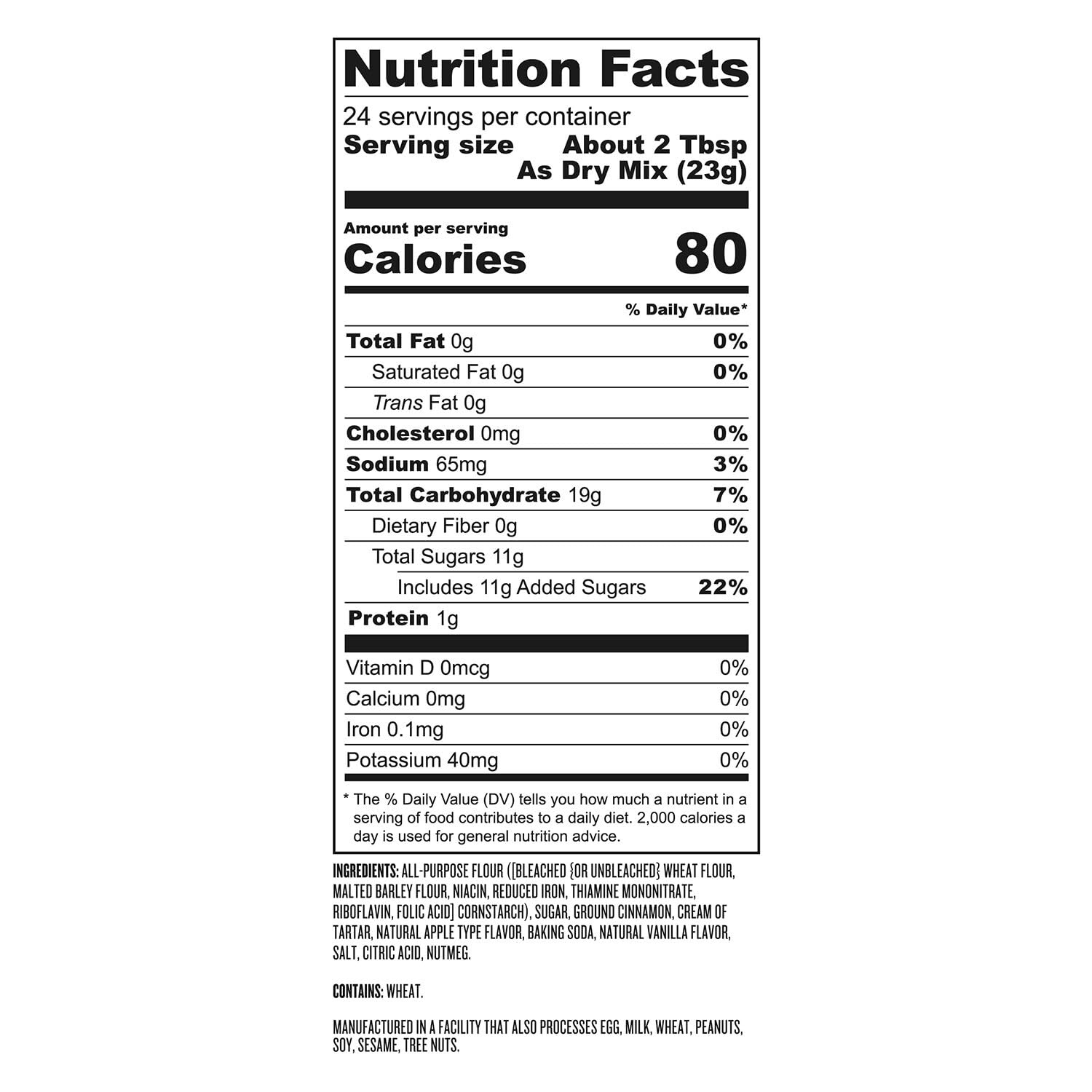 image:imageSur La Table Apple Cider Snickerdoodle Cookie Mix Tan