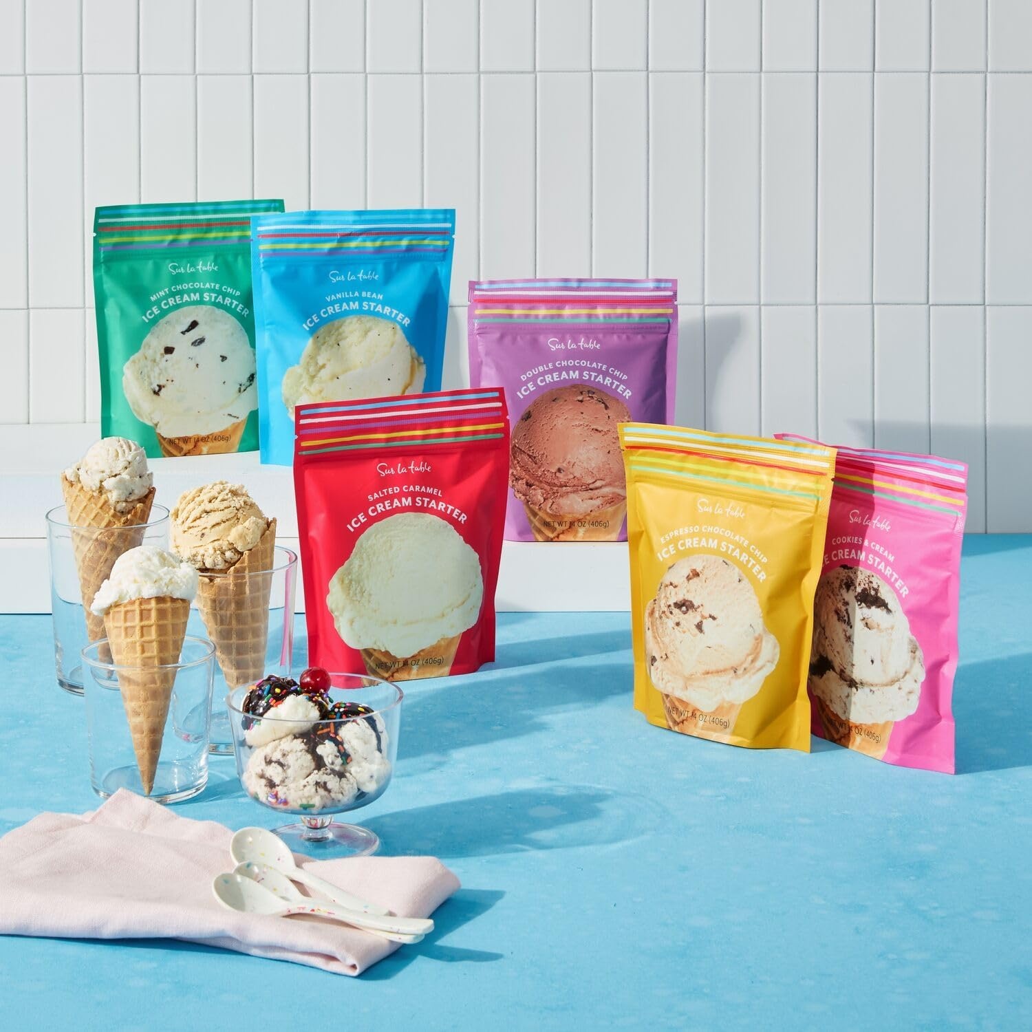 image:imageSur La Table Cookies amp Cream Ice Cream Starter Pink