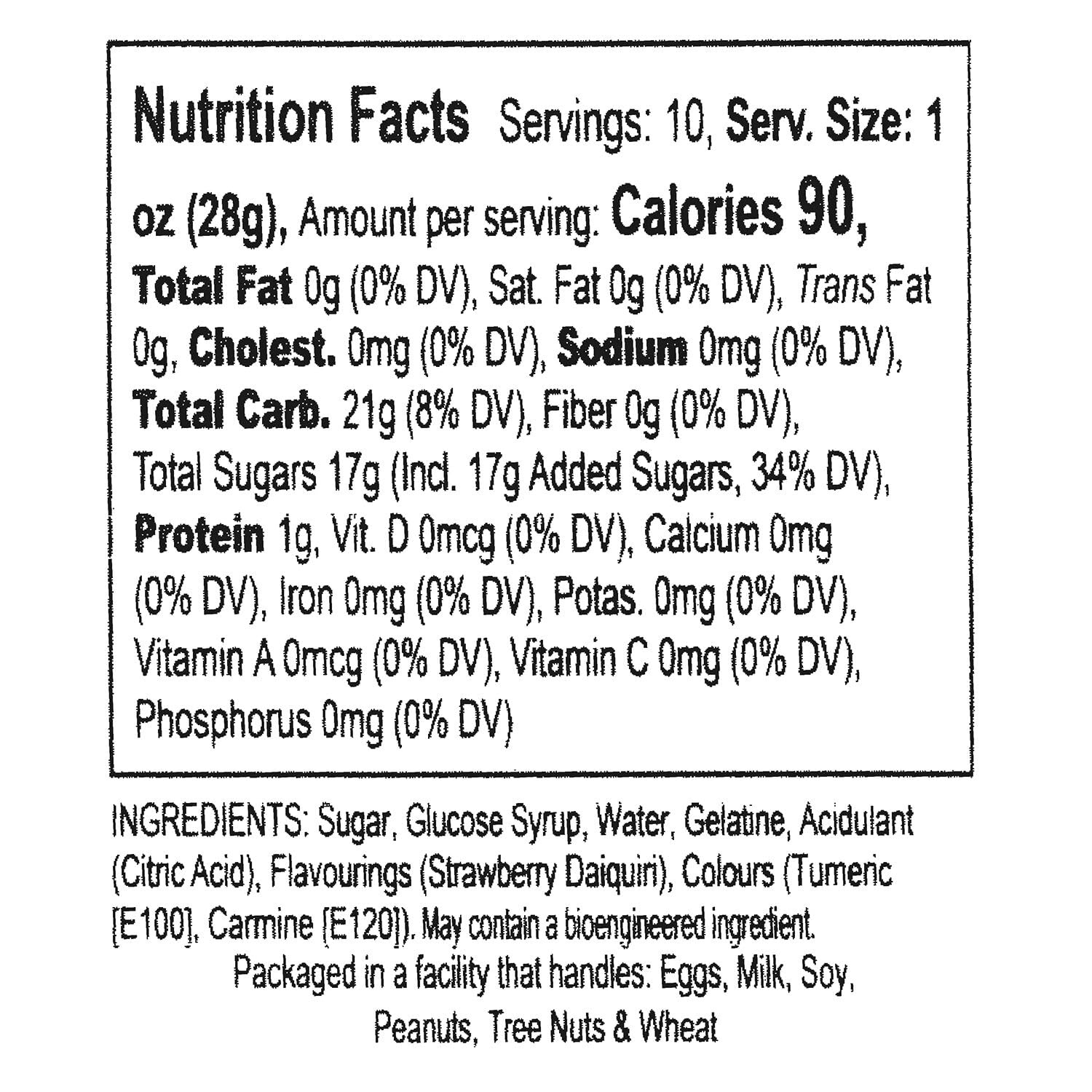 image:imageSur La Table Strawberry Daiquiri Gummies Pink