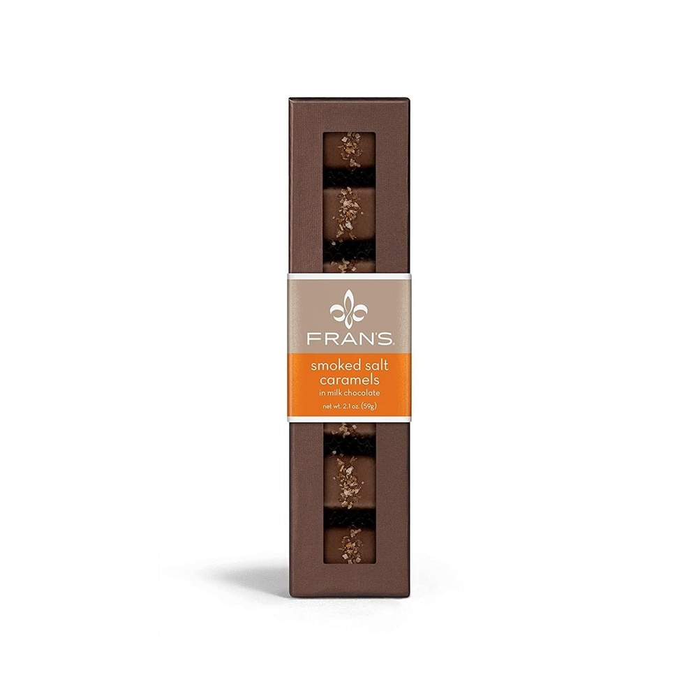 image:imageFRANS CHOCOLATES Smoked Salt Chocolate Caramels 21 OZ