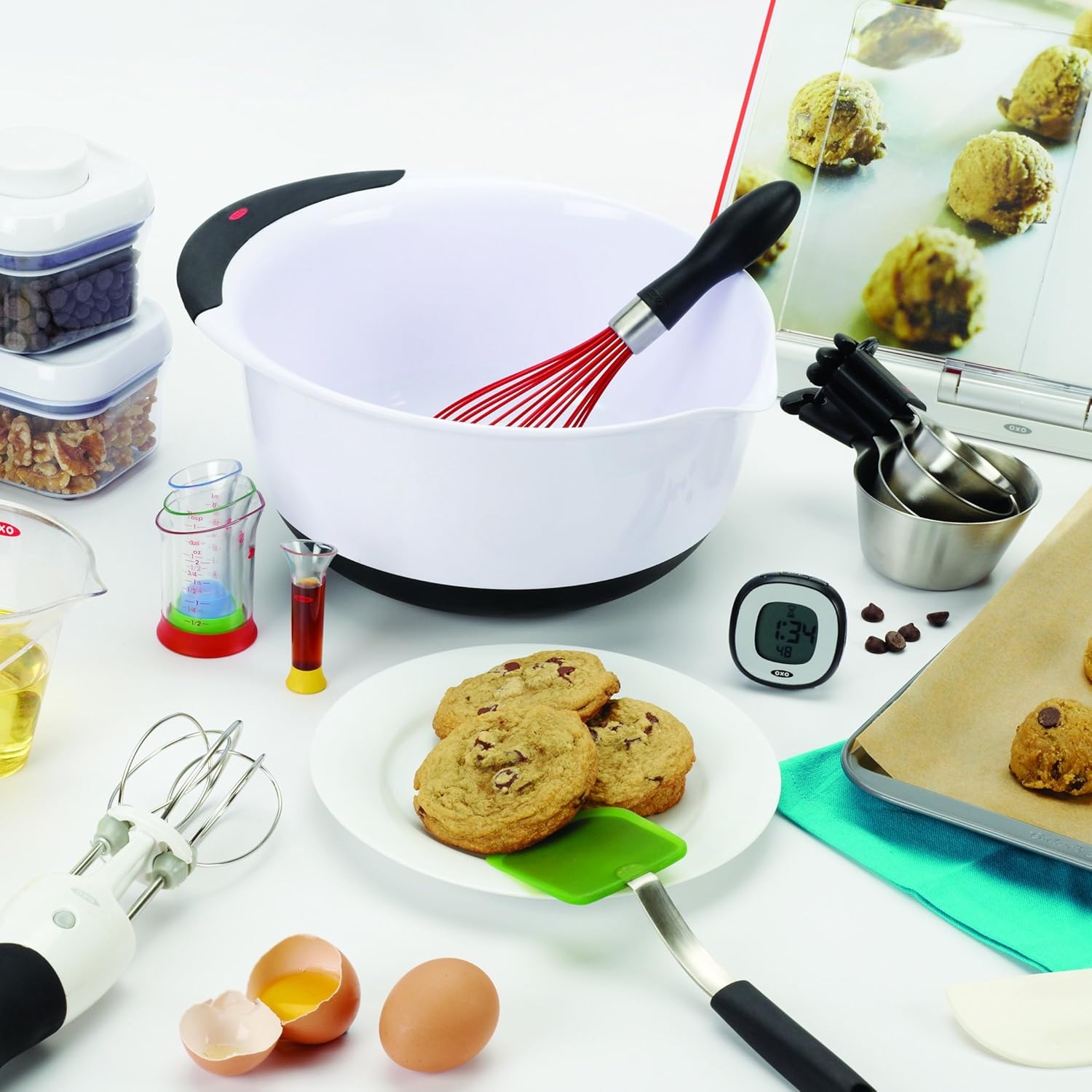 image:imageOXO Good Grips 7Piece Nesting Measuring Beaker Set Multicolored4Piece