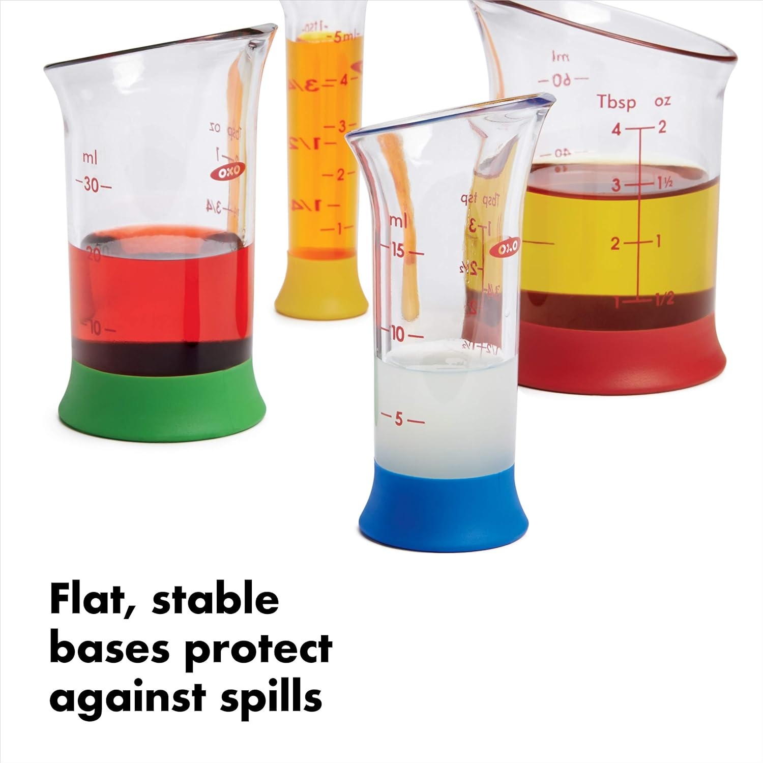 image:imageOXO Good Grips 7Piece Nesting Measuring Beaker Set Multicolored4Piece