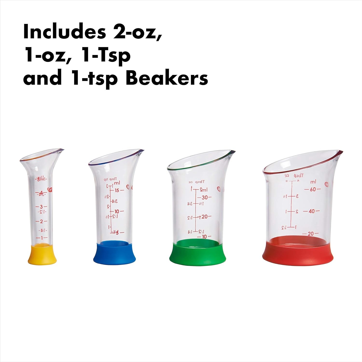 image:imageOXO Good Grips 7Piece Nesting Measuring Beaker Set Multicolored4Piece