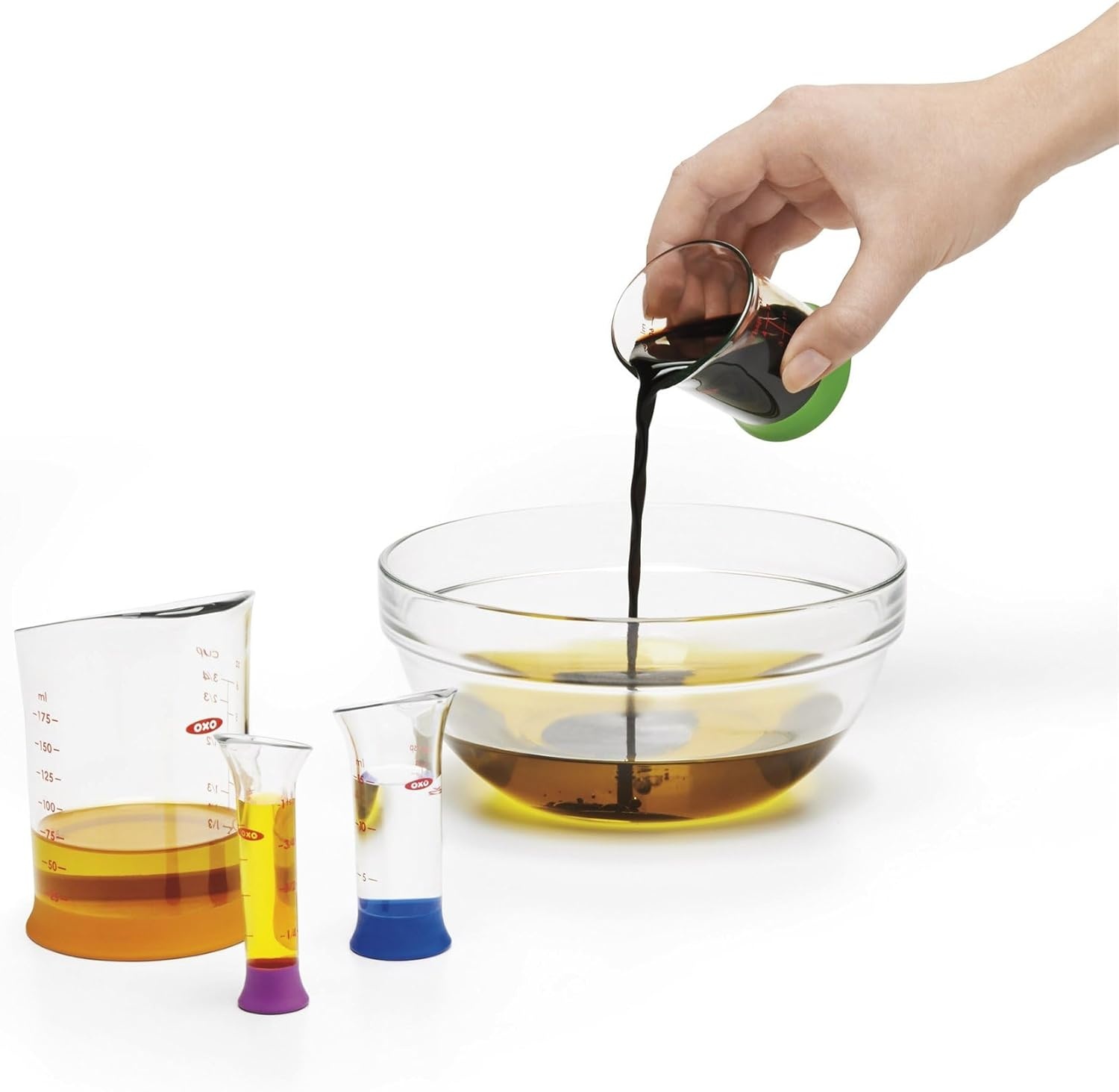 image:imageOXO Good Grips 7Piece Nesting Measuring Beaker Set Multicolored7Piece