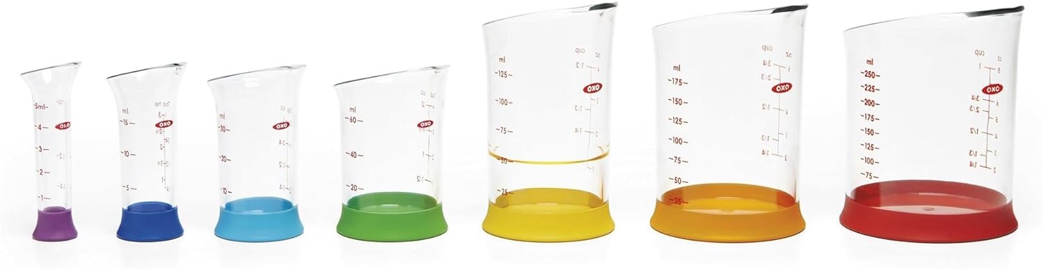 image:imageOXO Good Grips 7Piece Nesting Measuring Beaker Set Multicolored7Piece
