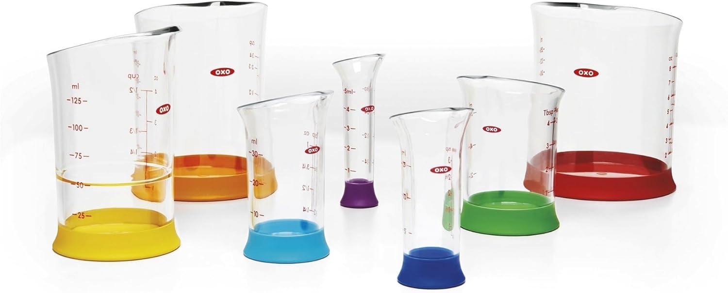 image:imageOXO Good Grips 7Piece Nesting Measuring Beaker Set Multicolored7Piece