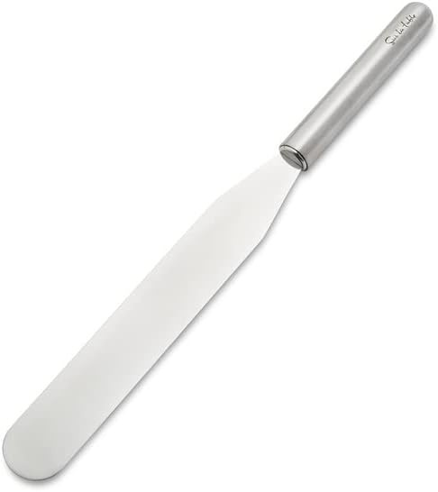 image:imageSur La Table 8 Stainless Steel Straight Spatula Professional Cake amp Cupcake Decorating Tool with Flexible Head for Smooth Frosting Durable amp Dishwasher Comfortable Grip Handle for Baking amp