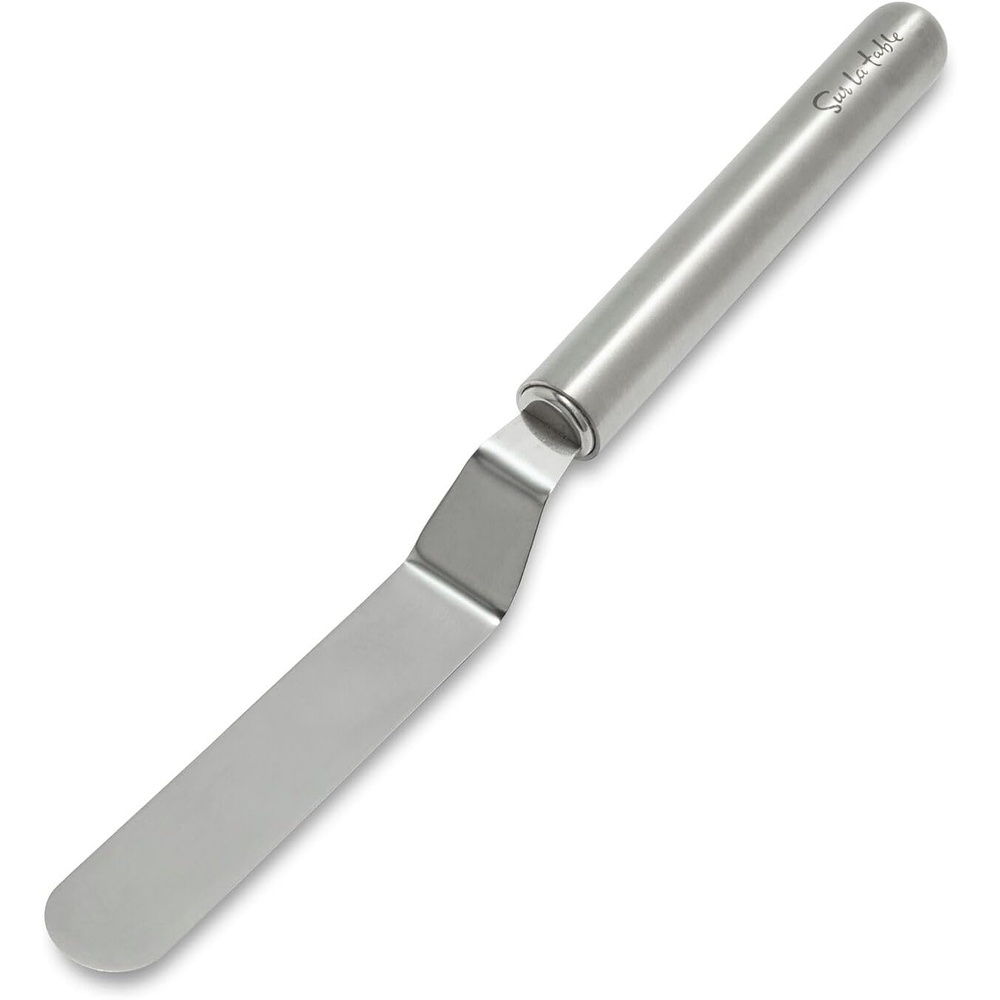 image:imageSur La Table Offset Stainless Steel Icing Spatula Angled Blade Frosting Spatula for Smooth Cake Decorating and Pastry FinishingStainless Steel
