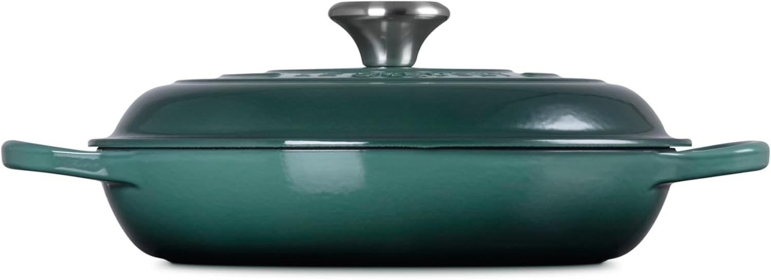 image:imageLe Creuset Enameled Cast Iron Signature Braiser 5 qt CeriseArtichaut