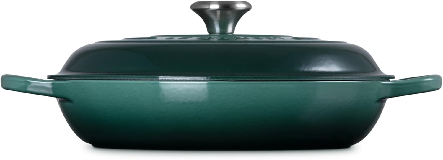 image:imageLe Creuset Enameled Cast Iron Signature Braiser 5 qt CeriseArtichaut