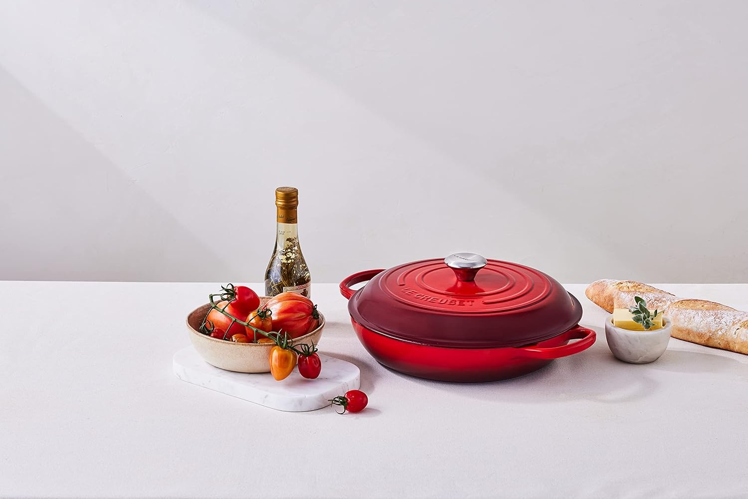image:imageLe Creuset Enameled Cast Iron Signature Braiser 5 qt CeriseCerise