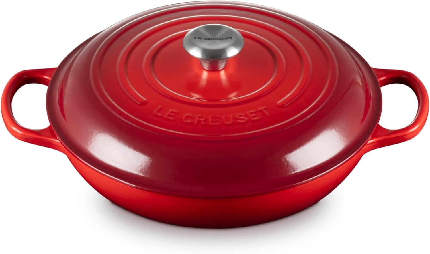 image:imageLe Creuset Enameled Cast Iron Signature Braiser 5 qt CeriseCerise