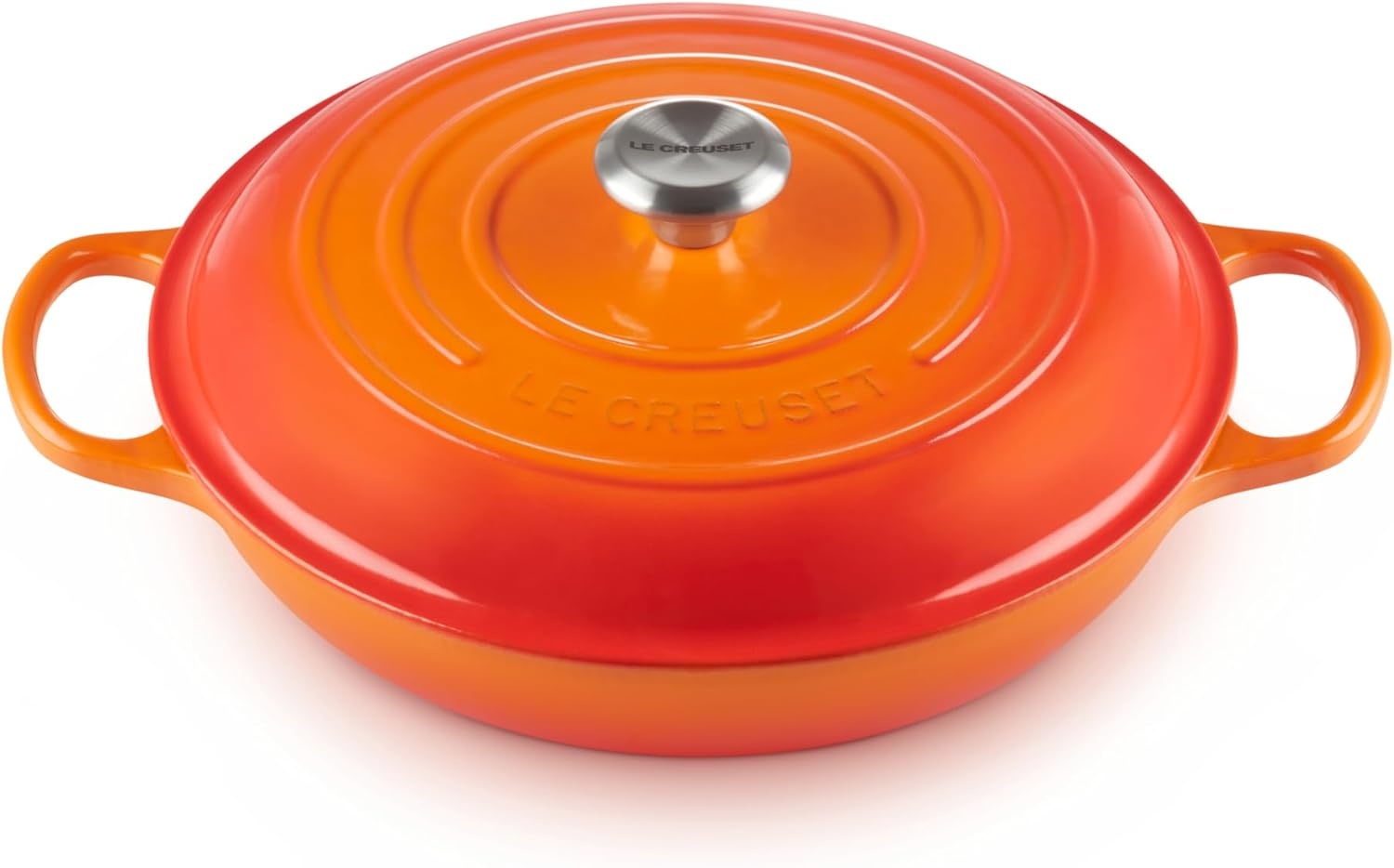 image:imageLe Creuset Enameled Cast Iron Signature Braiser 5 qt CeriseFlame
