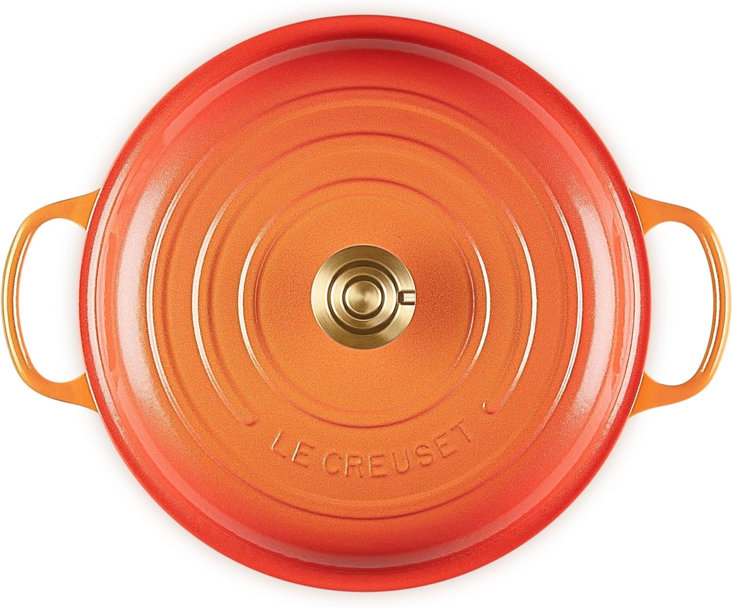 image:imageLe Creuset Enameled Cast Iron Signature Braiser 5 qt CeriseFlamme Doree