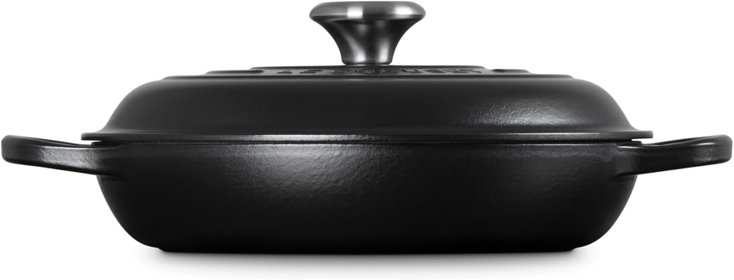 image:imageLe Creuset Enameled Cast Iron Signature Braiser 5 qt CeriseLicorice