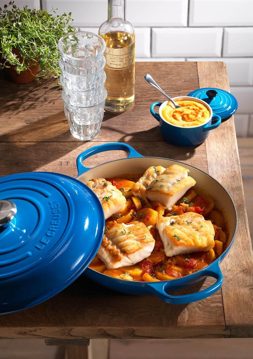 image:imageLe Creuset Enameled Cast Iron Signature Braiser 5 qt CeriseMarseille