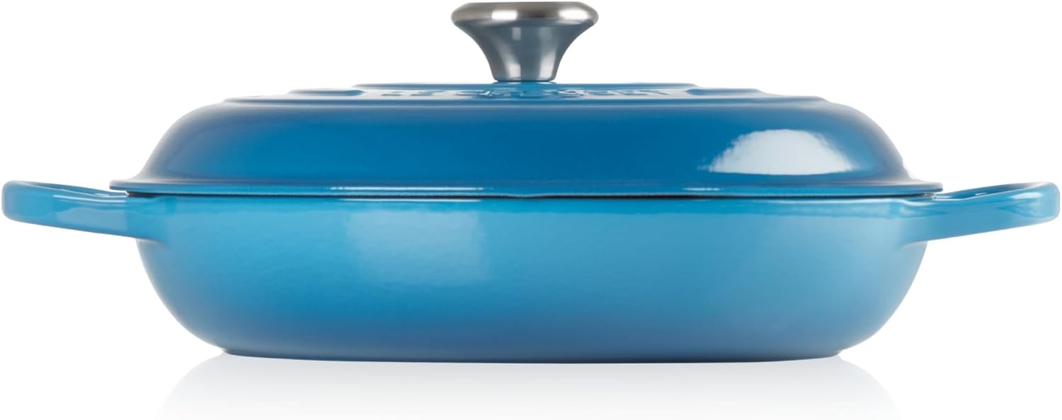 image:imageLe Creuset Enameled Cast Iron Signature Braiser 5 qt CeriseMarseille