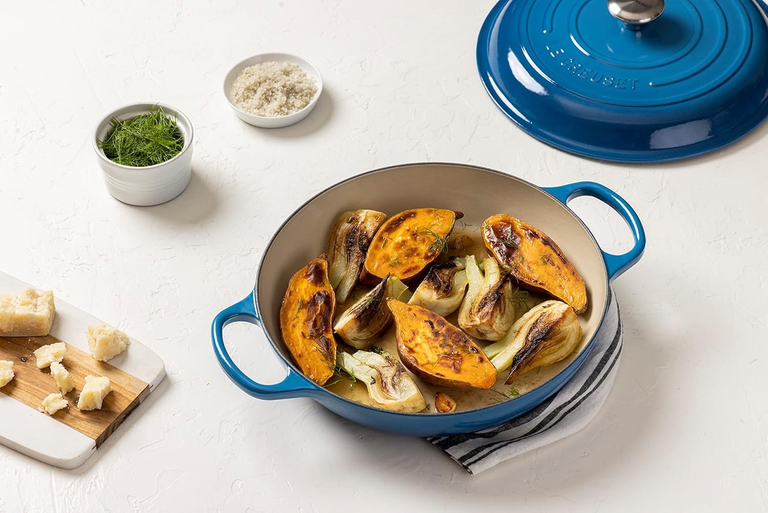 image:imageLe Creuset Enameled Cast Iron Signature Braiser 5 qt CeriseMarseille