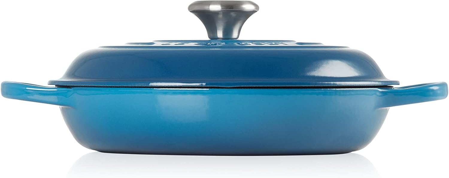 image:imageLe Creuset Enameled Cast Iron Signature Braiser 5 qt CeriseMarseille