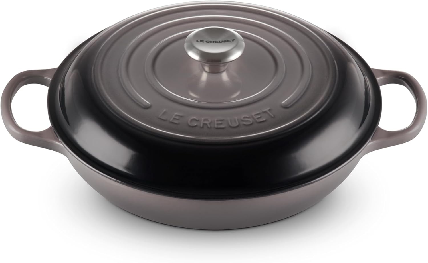 image:imageLe Creuset Enameled Cast Iron Signature Braiser 5 qt CeriseOyster