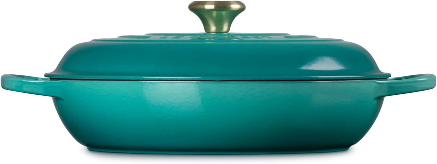 image:imageLe Creuset Enameled Cast Iron Signature Braiser 5 qt CeriseRiviera