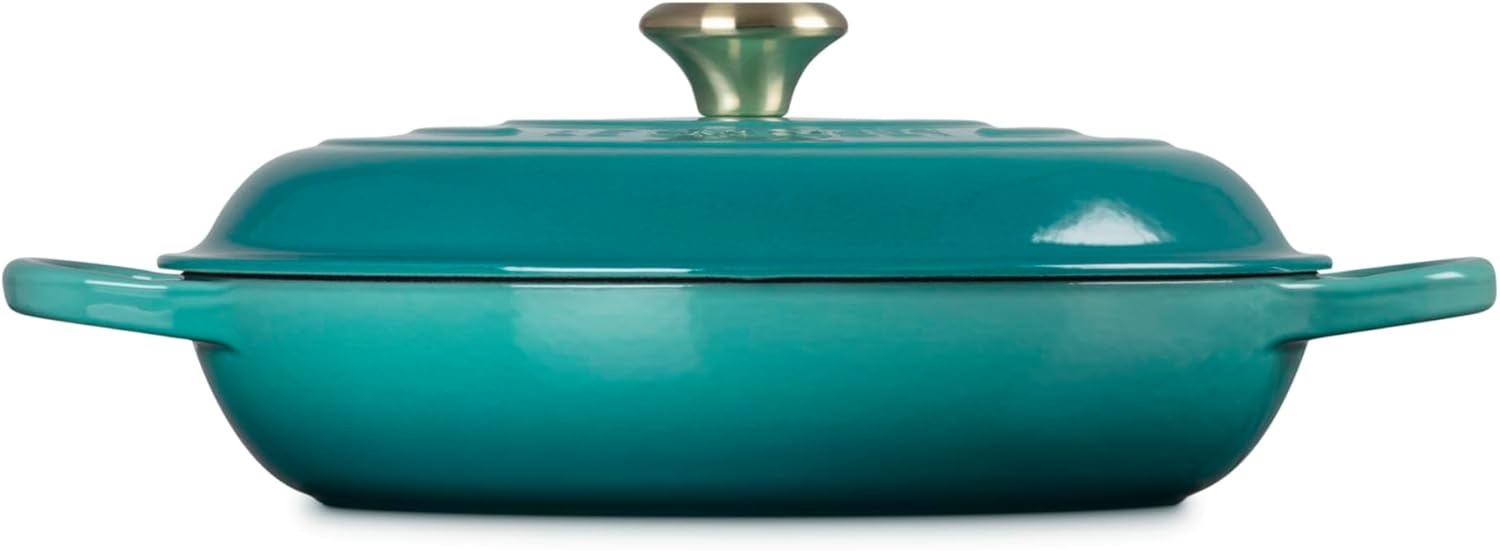 image:imageLe Creuset Enameled Cast Iron Signature Braiser 5 qt CeriseRiviera
