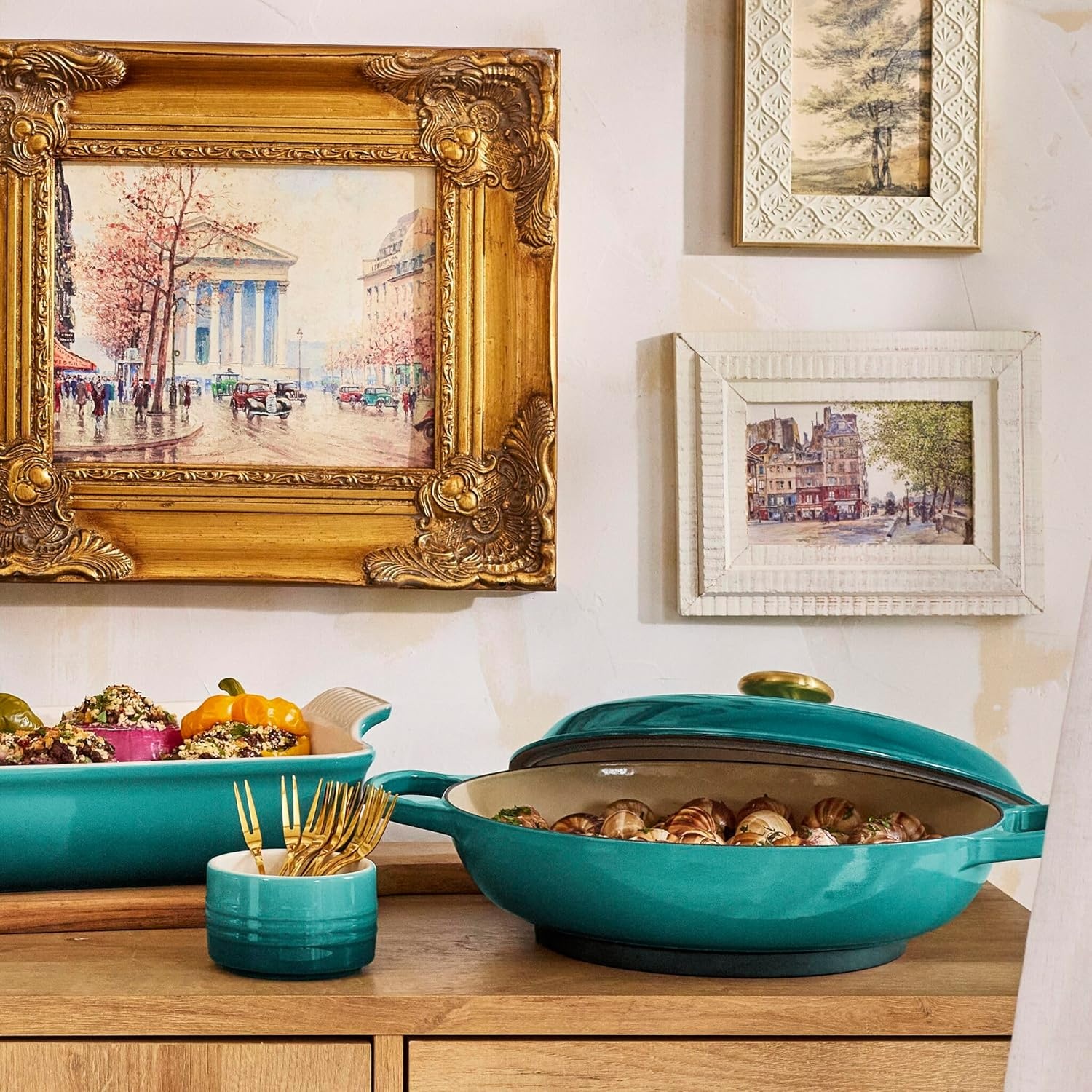 image:imageLe Creuset Enameled Cast Iron Signature Braiser 5 qt CeriseRiviera