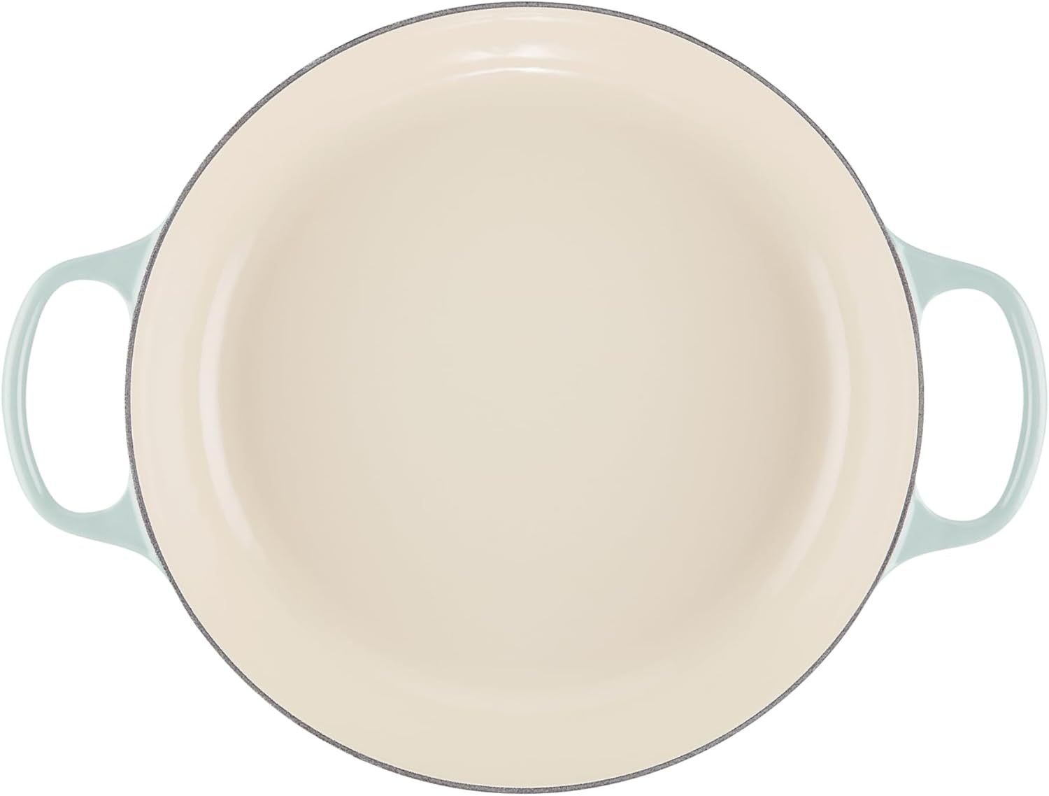 image:imageLe Creuset Enameled Cast Iron Signature Braiser 5 qt CeriseSea Salt