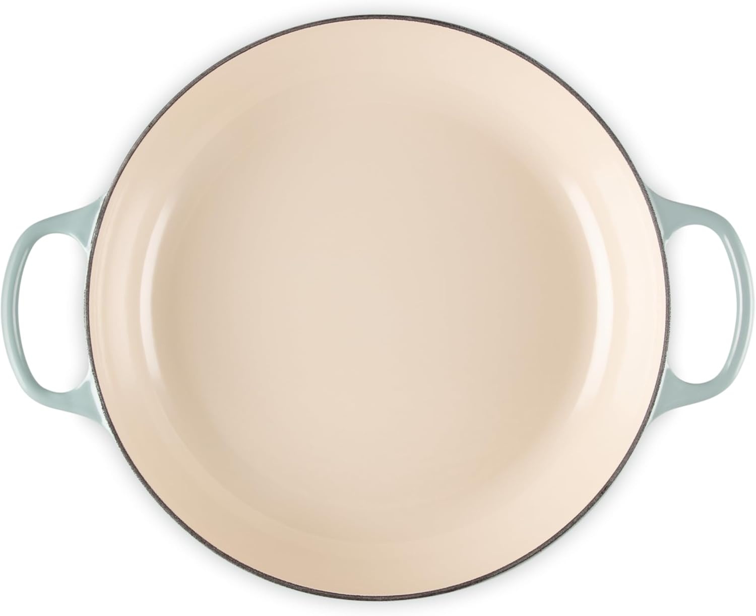 image:imageLe Creuset Enameled Cast Iron Signature Braiser 5 qt CeriseSea Salt