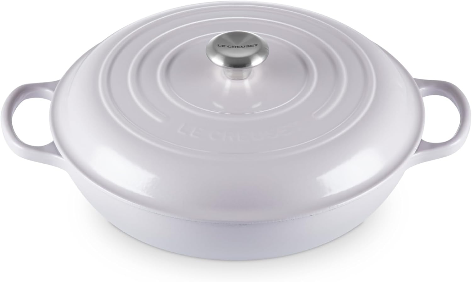 image:imageLe Creuset Enameled Cast Iron Signature Braiser 5 qt CeriseShallot
