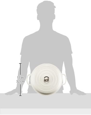 image:imageLe Creuset Enameled Cast Iron Signature Braiser 5 qt CeriseWhite