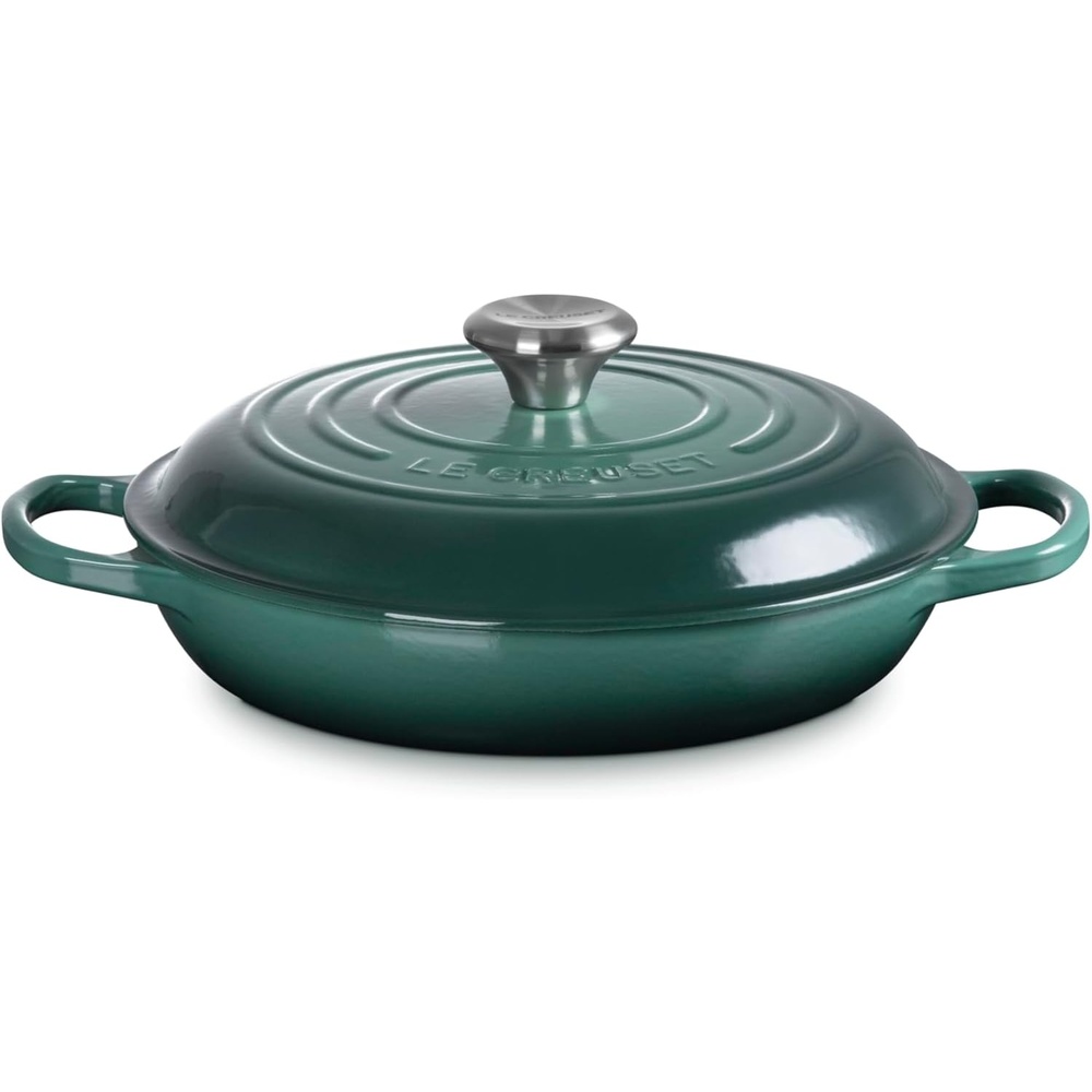 image:imageLe Creuset Enameled Cast Iron Signature Braiser 5 qt CeriseArtichaut