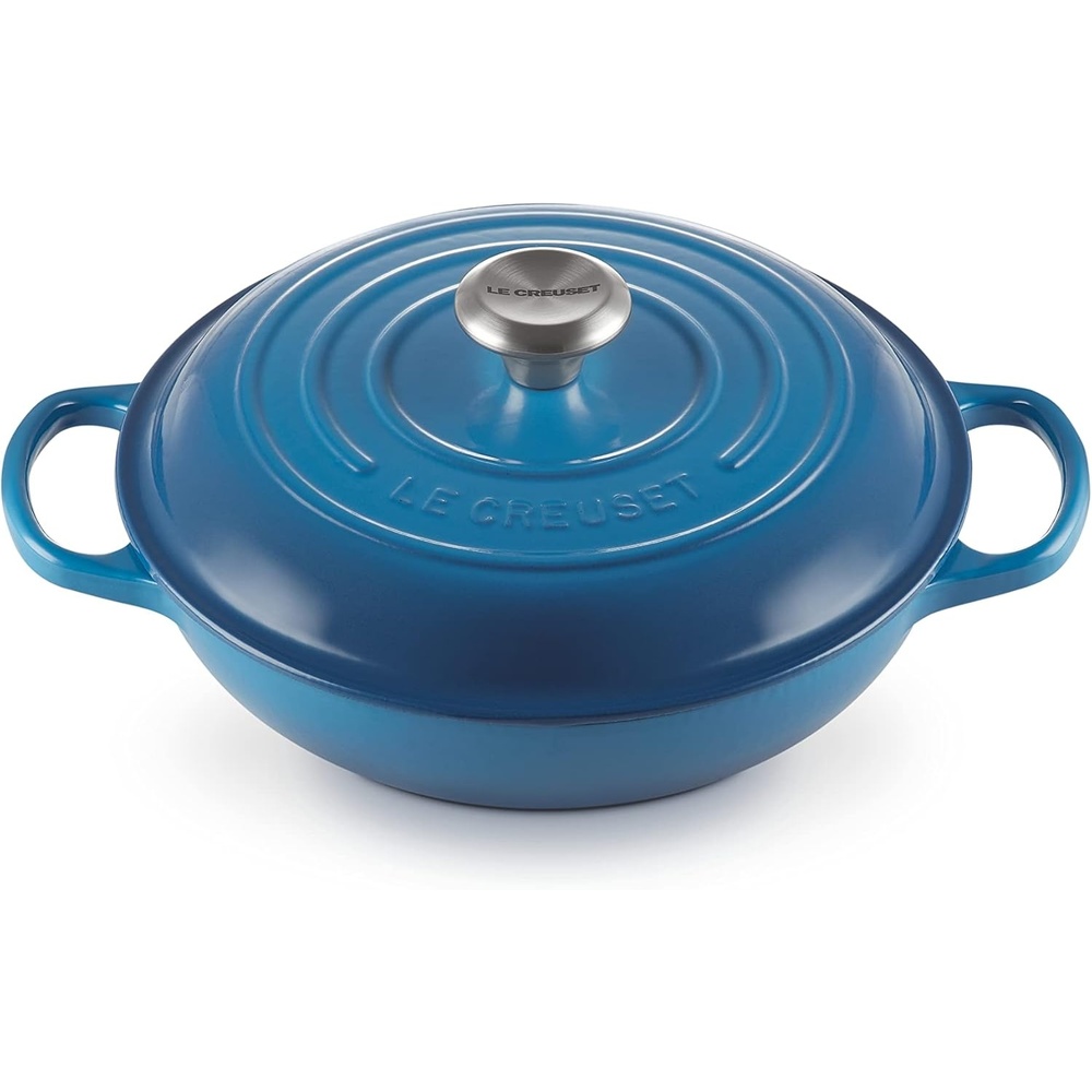 image:imageLe Creuset Enameled Cast Iron Signature Braiser 5 qt CeriseMarseille