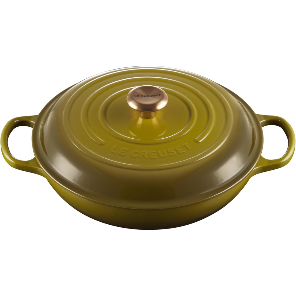 image:imageLe Creuset Enameled Cast Iron Signature Braiser 5 qt CeriseOlive