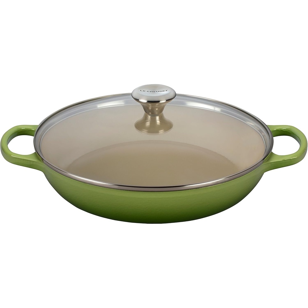 image:imageLe Creuset of America Enameled Cast Iron Buffet Casserole with Glass Lid 3 12 quart FlamePalm