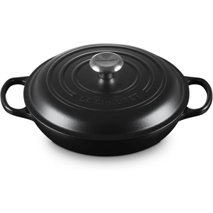image:imageLe Creuset Enameled Cast Iron Signature Braiser 5 qt CeriseLicorice