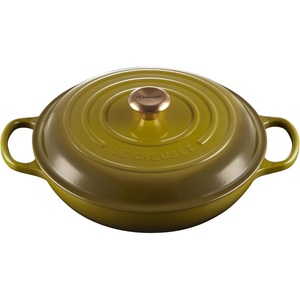 image:imageLe Creuset Enameled Cast Iron Signature Braiser 5 qt CeriseOlive