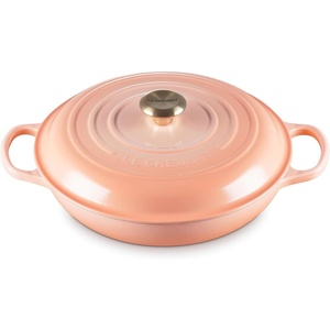 image:imageLe Creuset Enameled Cast Iron Signature Braiser 5 qt CerisePeche