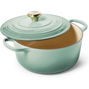 image:imageLe Creuset Signature Round Dutch Oven 55 Qt Exclusive Color Sage