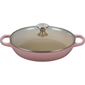 image:imageLe Creuset of America Enameled Cast Iron Buffet Casserole with Glass Lid 3 12 quart FlameHibiscus