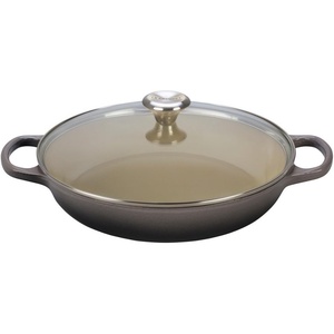 image:imageLe Creuset of America Enameled Cast Iron Buffet Casserole with Glass Lid 3 12 quart FlameOyster