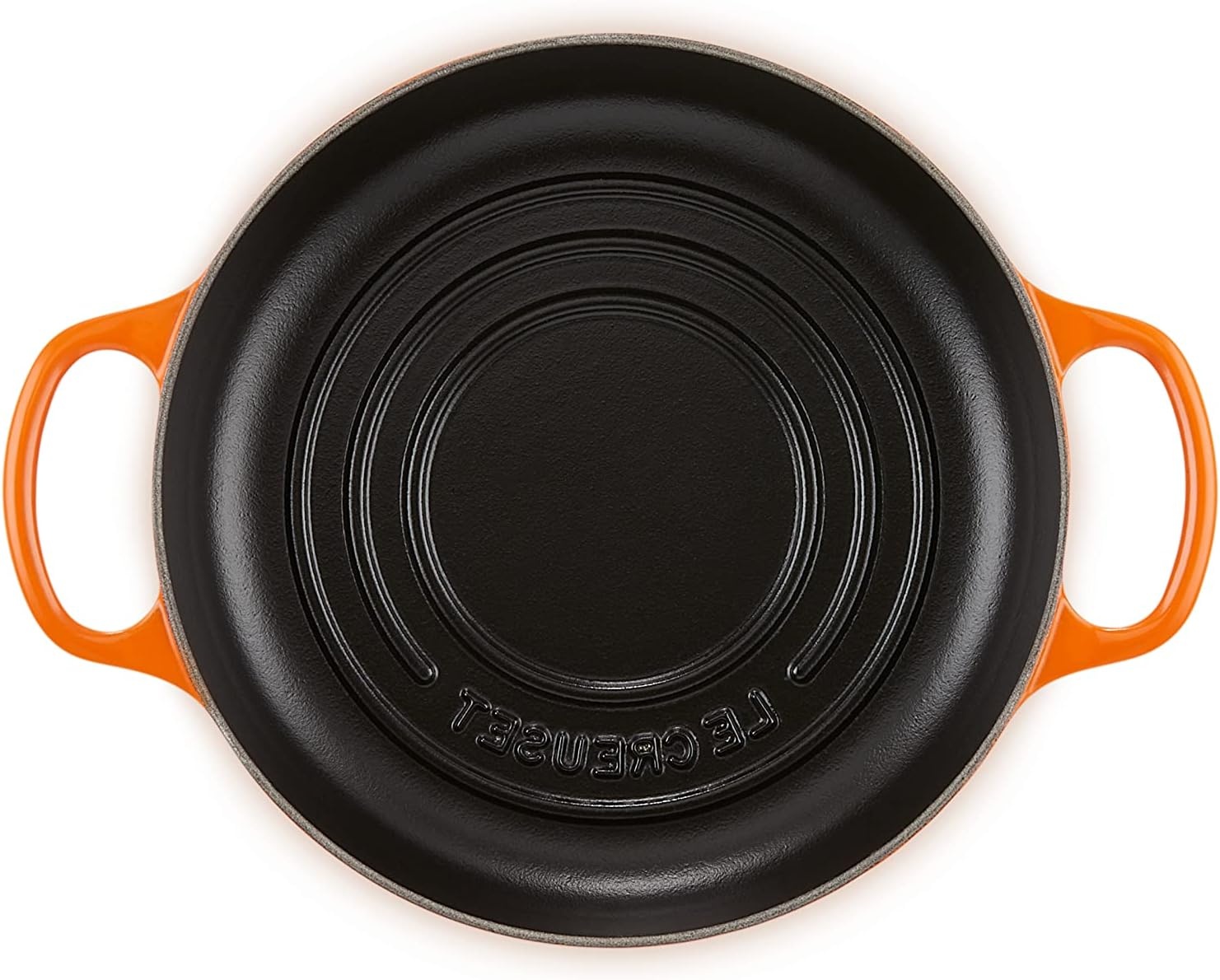 image:imageLe Creuset Enameled Cast Iron Signature Round Bread Oven 95 inch WhiteFlame