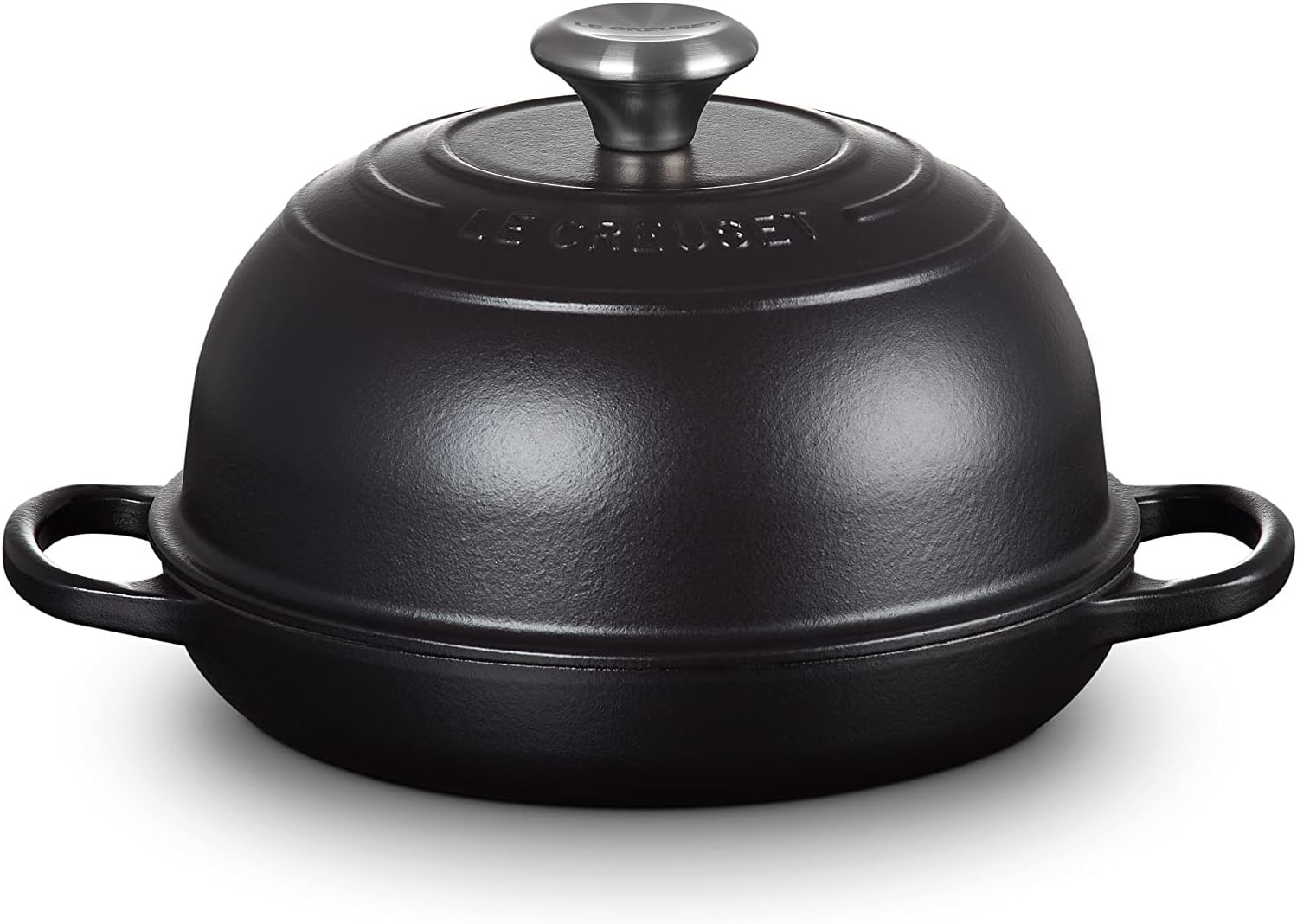 image:imageLe Creuset Enameled Cast Iron Signature Round Bread Oven 95 inch WhiteLicorice