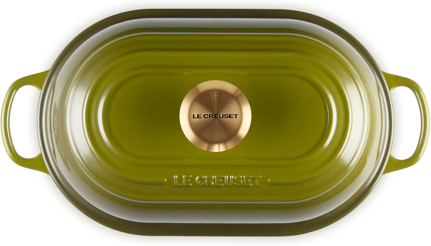 image:imageLe Creuset Enameled Cast Iron Signature Round Bread Oven 95 inch WhiteOlive