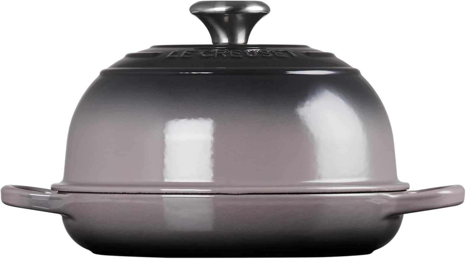 image:imageLe Creuset Enameled Cast Iron Signature Round Bread Oven 95 inch WhiteOyster