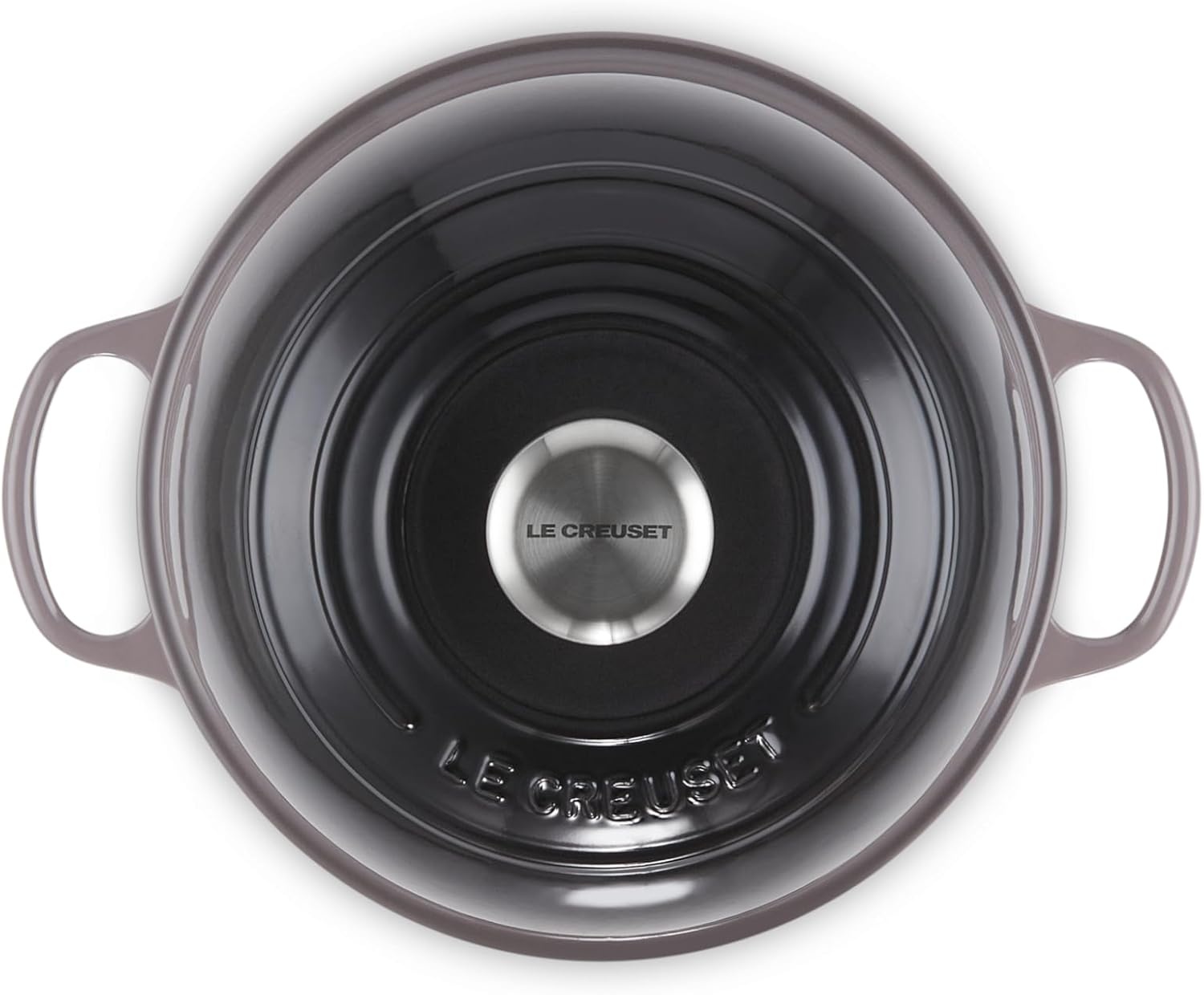 image:imageLe Creuset Enameled Cast Iron Signature Round Bread Oven 95 inch WhiteOyster