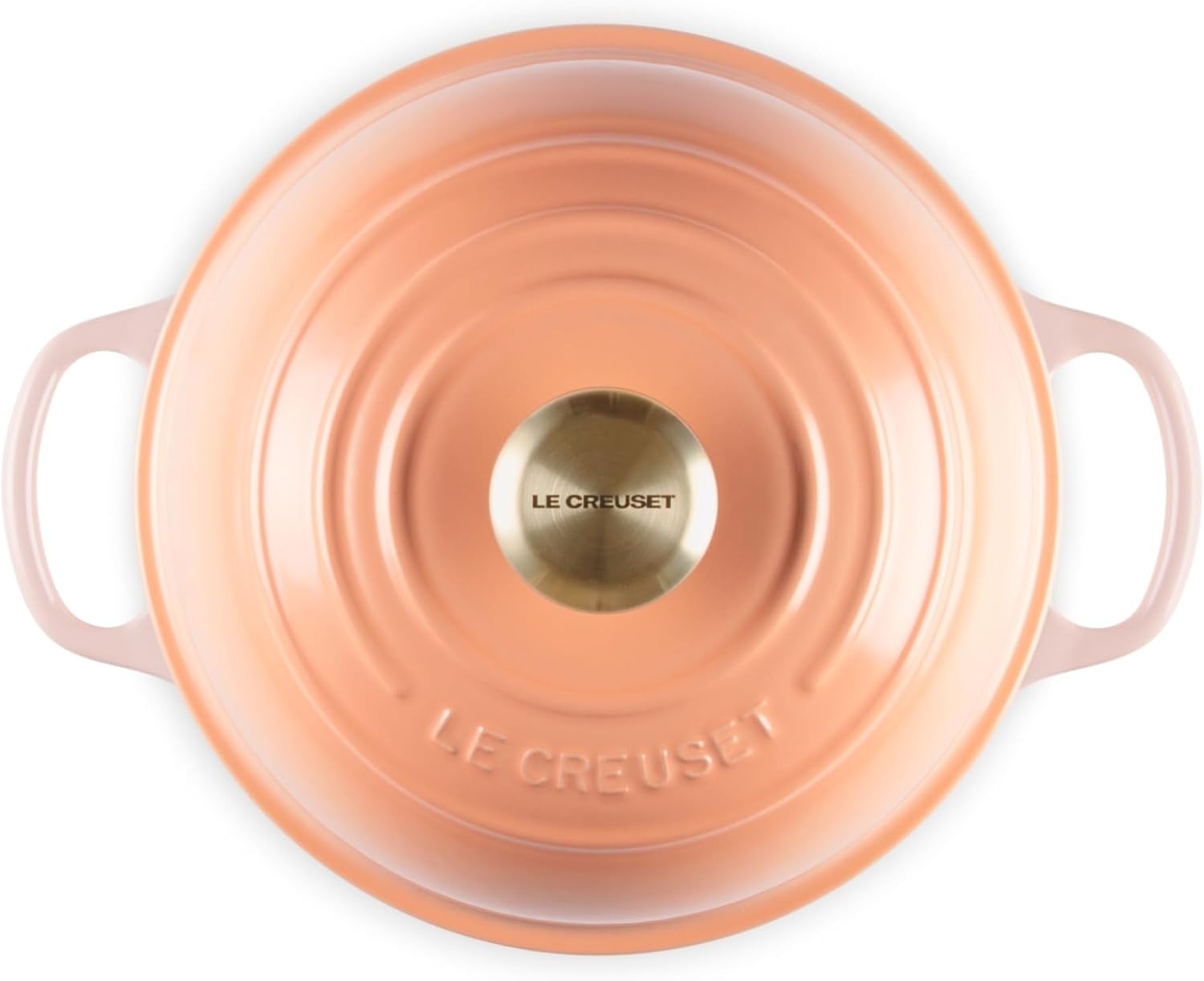 image:imageLe Creuset Enameled Cast Iron Signature Round Bread Oven 95 inch WhitePeche