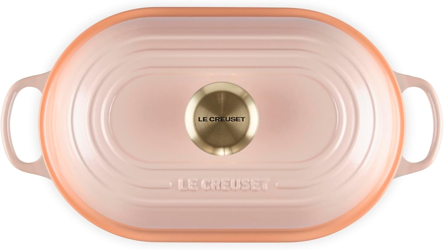 image:imageLe Creuset Enameled Cast Iron Signature Round Bread Oven 95 inch WhitePeche